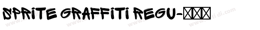 Sprite Graffiti Regu字体转换
